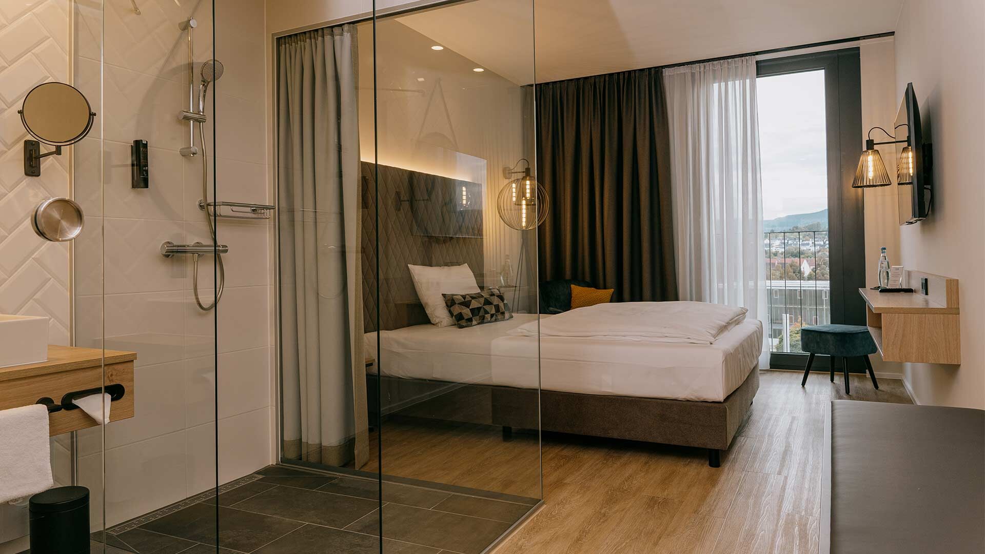Salvia Hotels Loom Eislingen Goeppingen Stuttgart Ulm Business Einzelzimmer Business Comfort Aussicht