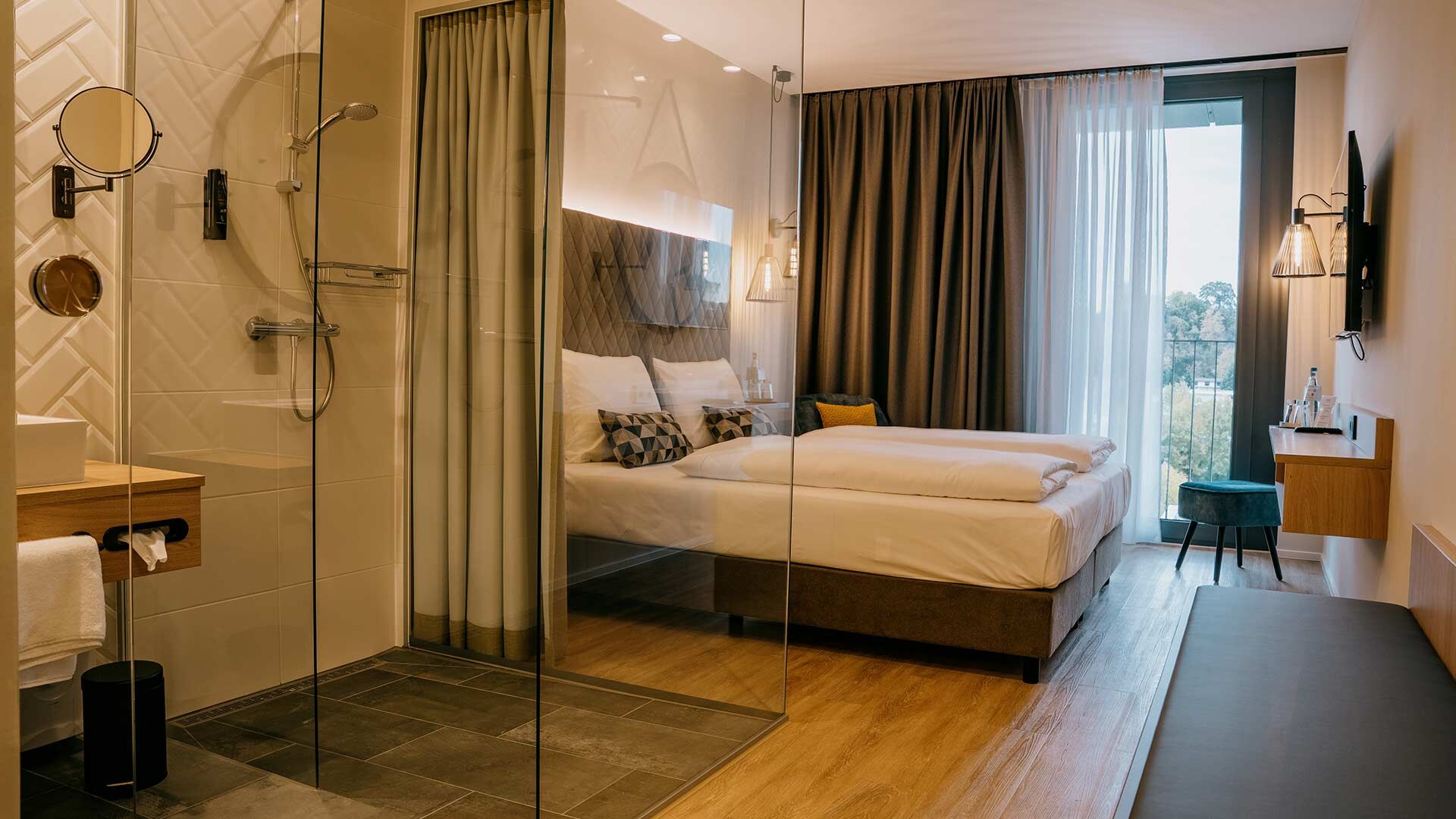 Salvia Hotels Loom Eislingen Goeppingen Stuttgart Ulm Business Doppelzimmer Business Comfort Aussicht