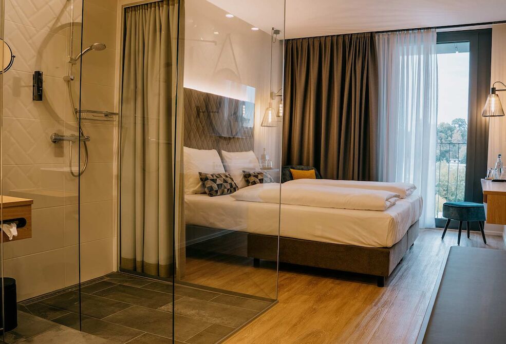 Salvia Hotels Loom Eislingen Goeppingen Stuttgart Ulm Business Doppelzimmer Business Comfort Aussicht